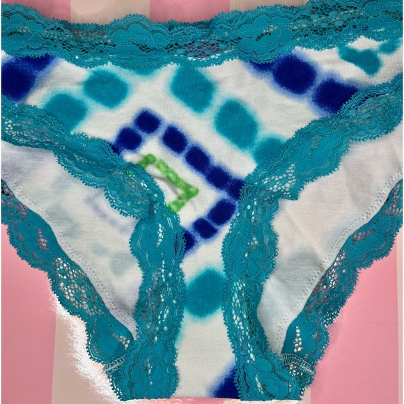 VTG PINK VICTORIA’s S NEW Bikini with LACE PANTIES 2004 COLLECTOR ITEM RARE Dyed - Picture 3 of 7